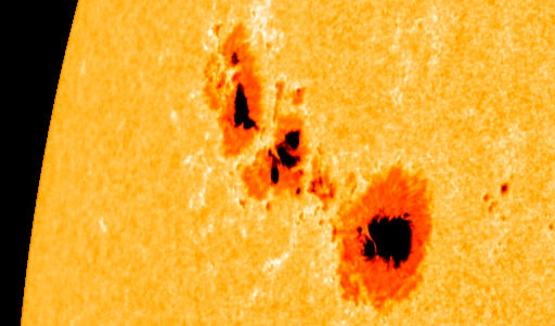 Sunspot 1302 X-flares X1.4 and X1.9